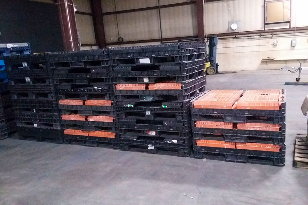 Used Collapsible Bulk Containers American Surplus